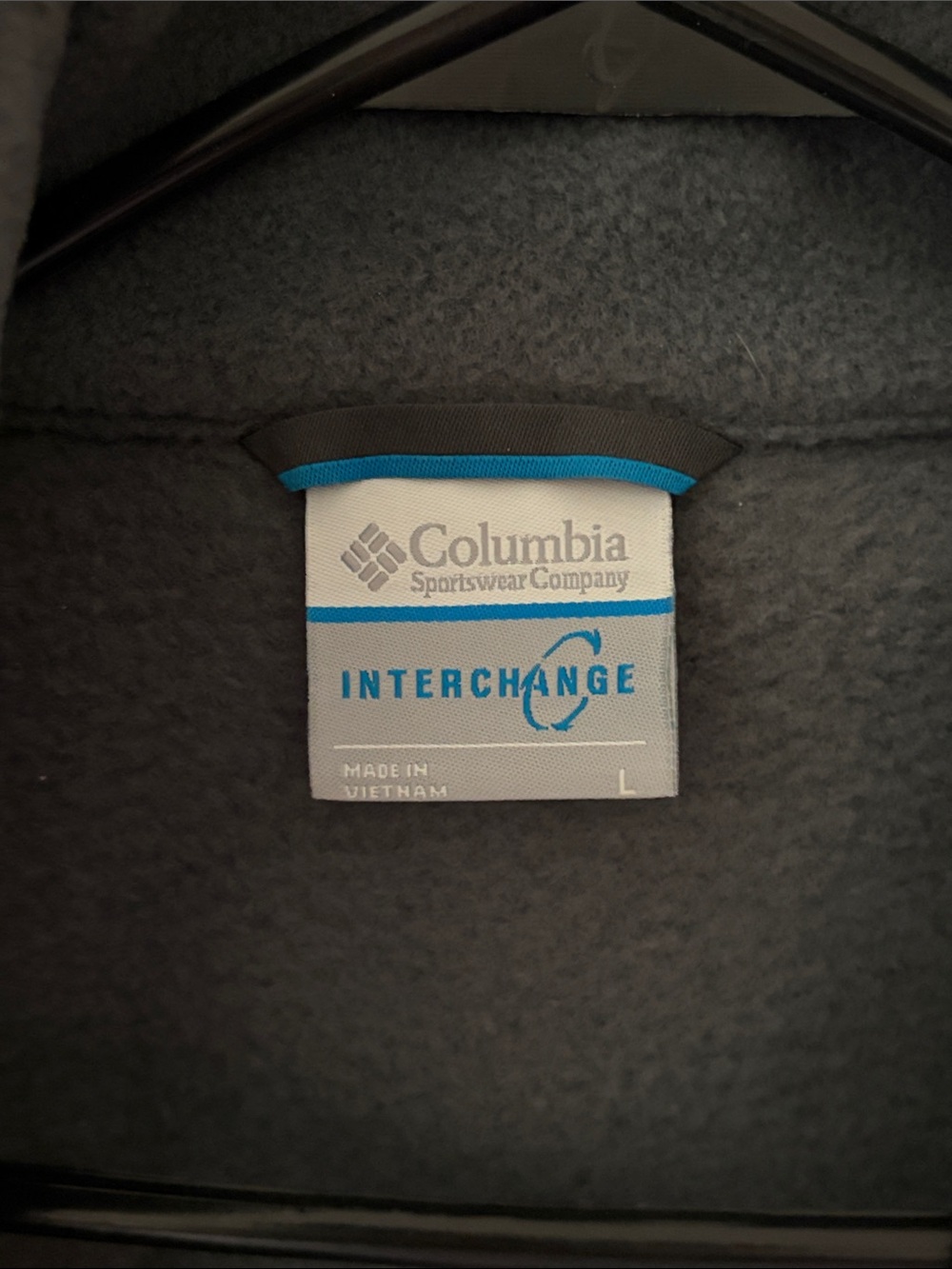Columbia Light Gray and Dark Gray Hooded Waterproof Interchangeable Jacket (L) - Picture 4 of 14